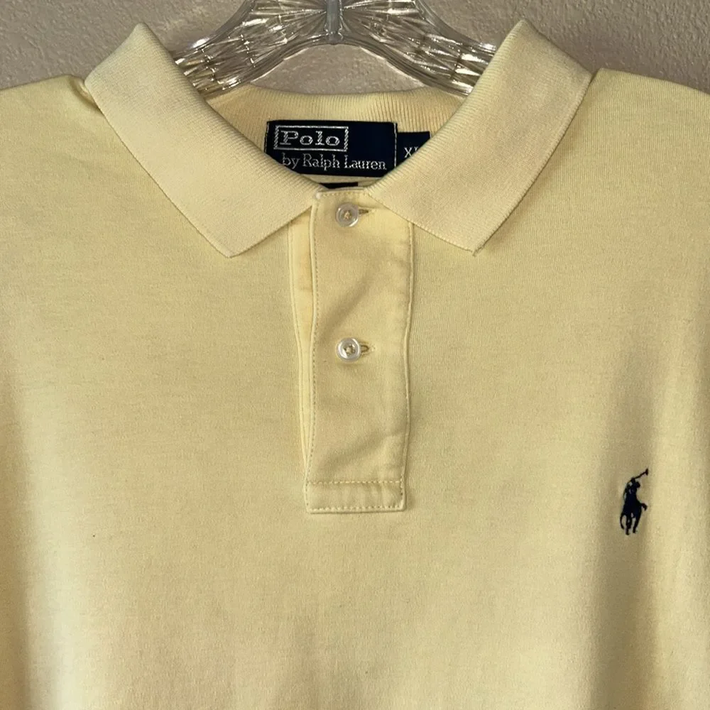 Ralph Lauren Mens‎ Yellow Polo Shirt
